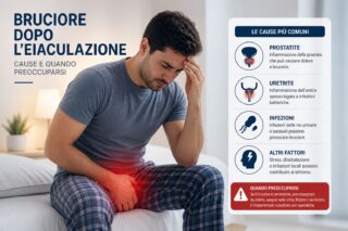 bruciore post eiaculazione